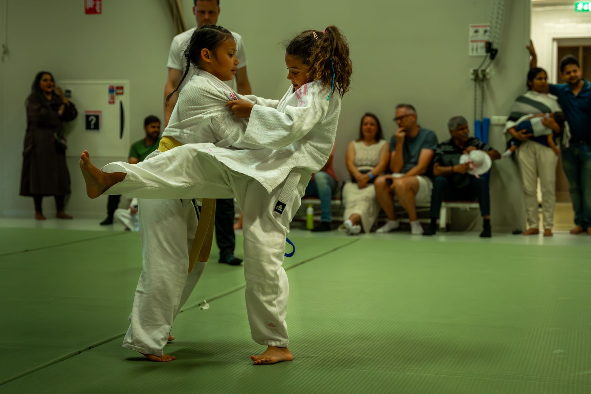 Judoles in actie